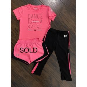 GK Capri Leggings ONLY (shorts & tee Sold)